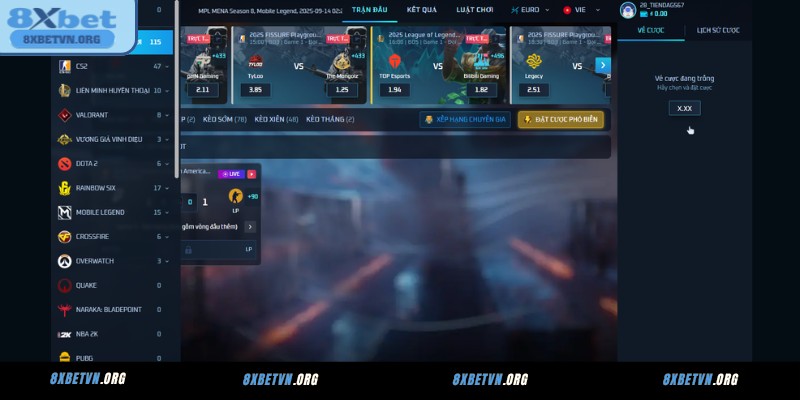 E-Sports – Cá cược thể thao điện tử sôi động